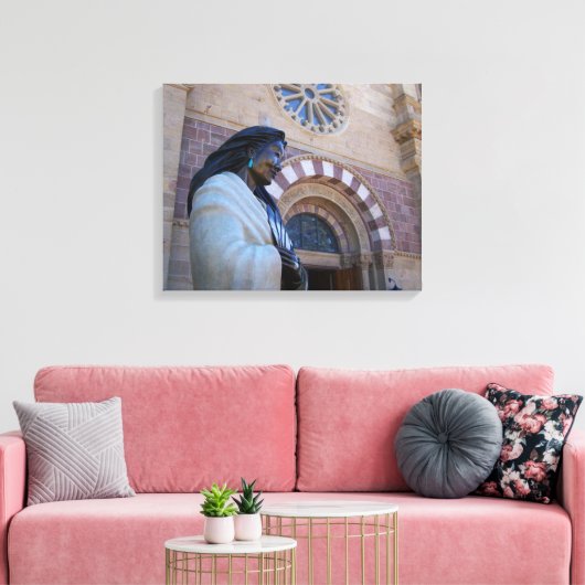 Toile Cathédrale Saint François Père Noël Fe Kateri Teka (Insitu(Salon))