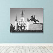 Toile Cathédrale Saint-Louis - Jackson Square (Insitu (Plancher de Bois))