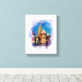 Toile Cathédrale St Basil Moscou Russie Architecture (Insitu (Plancher de Bois))