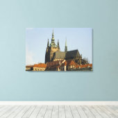 Toile Cathédrale St Vitus et Château de Prague, l'un des (Insitu (Plancher de Bois))