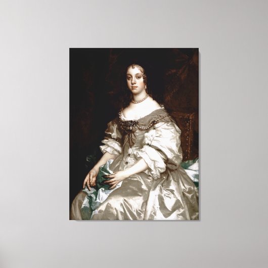 Toile Catherine de Braganza par Sir Peter Lely (Recto)