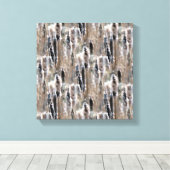 Toile Cattails Fluffy Multiplié Nature (Insitu (Plancher de Bois))