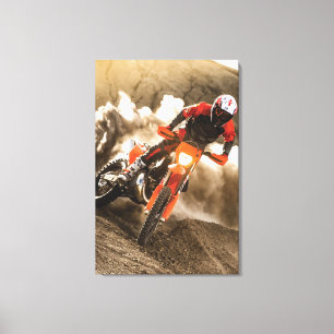 Toile Cavalier de Motocross