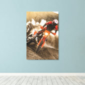 Toile Cavalier de Motocross (Insitu (Plancher de Bois))