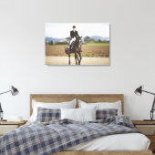 Toile cavalier féminin exerçant (Insitu(Chambre))