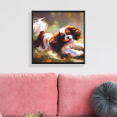 Toile Cavalier King Charles Spaniel Chien (Insitu(Salon))