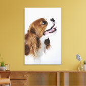 Toile Cavalier King Charles Spaniel, vue latérale (Insitu(Salon))