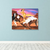 TOILE CAVALIÈRE DE BRONCO (Insitu (Plancher de Bois))