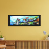 TOILE CAVALIERS DANS LA TEMPÊTE (Insitu(Salon))
