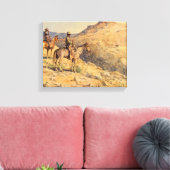 Toile Cavaliers de Flat-Top par Edward Borein (Insitu(Salon))