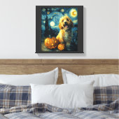 Toile Cavapoo Chien Mignon Halloween Jack O Lanterne Cit (Insitu(Chambre))