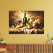 Toile Cave à vin Vignoble Raisins encore vie (Insitu(Salon))