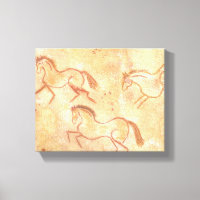 Cave Drawing Painting of Horses