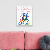 Toile Ce n'est pas la destination, c'est avec qui tu cou (Insitu(Salon))