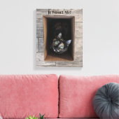 Toile Ce n'était pas moi ! Art Canvas (Insitu(Salon))