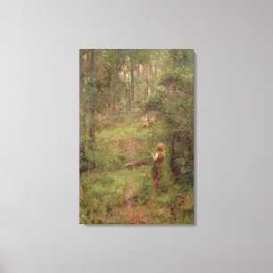 Toile Ce que la petite fille a vu dans le Bush, 1904