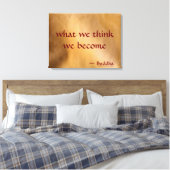 Toile Ce que nous pensons, nous devenons (Insitu(Chambre))