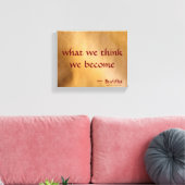 Toile Ce que nous pensons, nous devenons (Insitu(Salon))