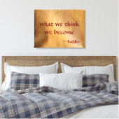 Toile Ce que nous pensons, nous devenons (Insitu(Chambre))