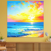 Toile "Ce qui est dans l'eau". (Insitu(Salon))