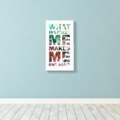 Toile Ce Qui M'Inspire Me Rend Super 2 (Insitu (Plancher de Bois))