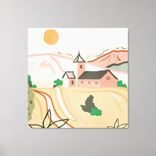 Toile Ce Sentiment Chaleureux Et Pacifique (Recto)