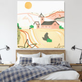 Toile Ce Sentiment Chaleureux Et Pacifique (Insitu(Chambre))