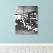 Toile Cecil Aldin dans son studio (Insitu (Plancher de Bois))