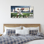 Toile Cedar Rapids Titans #4 Davien Atkinson Affiche (Insitu(Chambre))