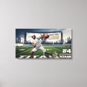 Toile Cedar Rapids Titans #4 Davien Atkinson Poster (Recto)