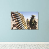 Toile Ceintures de munitions de calibre 50 (Insitu (Plancher de Bois))