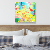 Toile Célébration de la couleur (Insitu(Chambre))