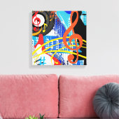 Toile Célébration de la musique (Insitu(Salon))