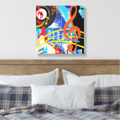 Toile Célébration de la musique (Insitu(Chambre))