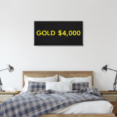 Toile Célébration du marché de l'or à 4 000 $ (Insitu(Chambre))