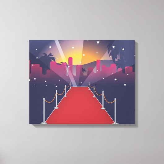 Toile Célébrité du tapis rouge (Recto)