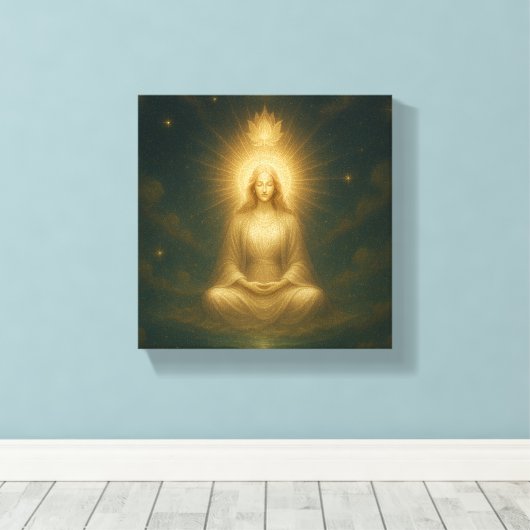 Toile Celestial Enlightenment Wall Art (Insitu (Plancher de Bois))