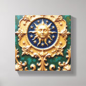 Toile Celestial Golden Sun Plaque (Recto)