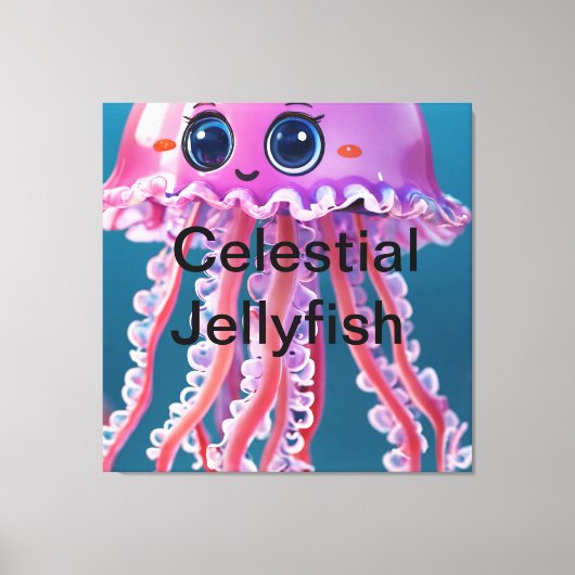 Toile Célestial Jellyfish (Recto)