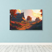 Toile Celestial Village (Insitu (Plancher de Bois))