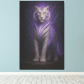 Toile Celestial Violet Lightning Tiger – Silent Storm Gu (Insitu (Plancher de Bois))
