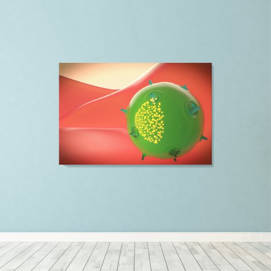 Toile Cellule De Tueur Du Système Immunitaire Inné (Insitu (Plancher de Bois))