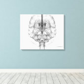 Toile Cellule filaire du cerveau (Insitu (Plancher de Bois))