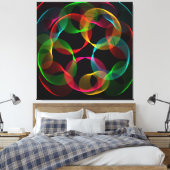 Toile Cellules Abstraites (Insitu(Chambre))