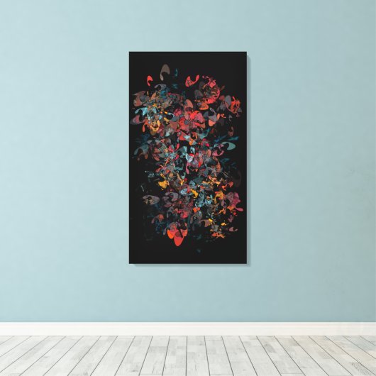 Toile Cellules de couleur (Insitu (Plancher de Bois))