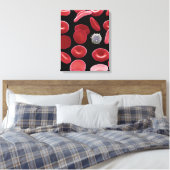 Toile Cellules de sang rouge et une cellule de sang blan (Insitu(Chambre))