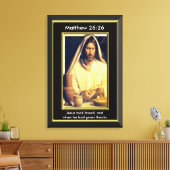 Toile Cène Divine : Casser Le Pain Avec Jésus (Insitu(Salon))