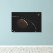 Toile Centaur 1099 Chariklo Et Ses Anneaux. (Insitu (Plancher de Bois))