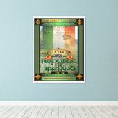 Toile Centenaire de la République d'Irlande. (Insitu (Plancher de Bois))