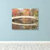 Toile Central Park - Bow Bridge - Canvas d'automne Impri (Insitu (Plancher de Bois))